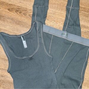 SKIMS Cotton Rib Tank and Legging Set